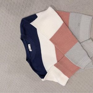 Multicolor Hollister sweater, size xs